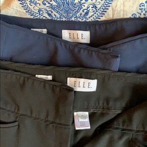 Two pairs! 1 black and 1 navy, 10 Elle trouser